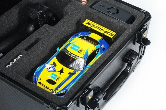 Koswork V2 Mini Black Aluminium Case for Kyosho Mini-Z (300x240x190mm — image 6 of 8