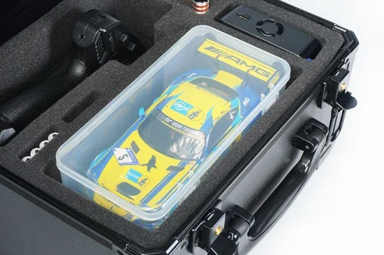 Koswork V2 Mini Black Aluminium Case for Kyosho Mini-Z (300x240x190mm — image 7 of 8