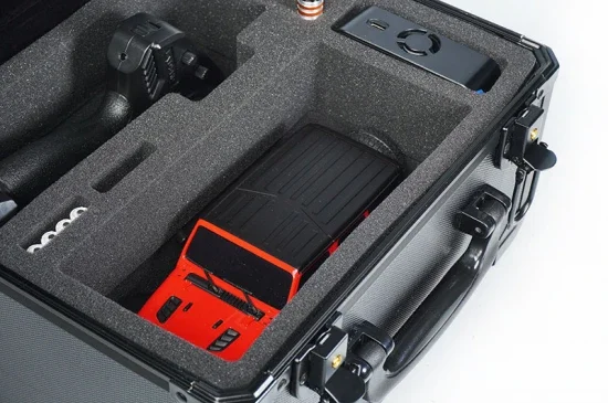 Koswork V2 Mini Black Aluminium Case for Kyosho Mini-Z (300x240x190mm — image 8 of 8
