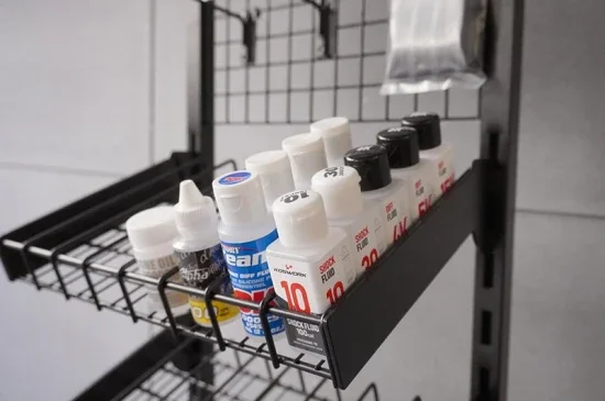 Display stand for bottles of oil max Diam 34mm (385x315x1340mm) &mdash; image 4 of 7