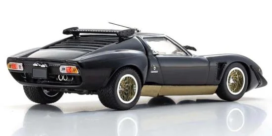 Kyosho 1:43 Lamborghini Miura SVR 1970 Black-Gold &mdash; image 2 of 7
