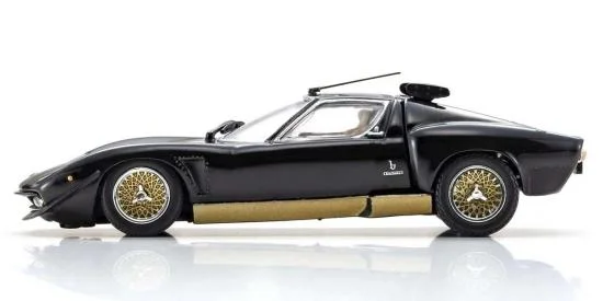 Kyosho 1:43 Lamborghini Miura SVR 1970 Black-Gold &mdash; image 3 of 7