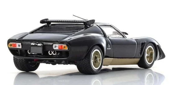 Kyosho 1:43 Lamborghini Miura SVR 1970 Black-Gold &mdash; image 7 of 7