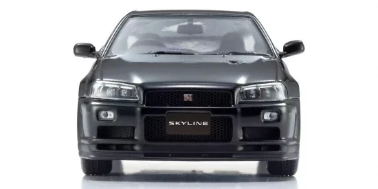 Kyosho 1:43 Nissan Skyline R34 GT-R V-Spec II Black Pearl — image 5 of 5