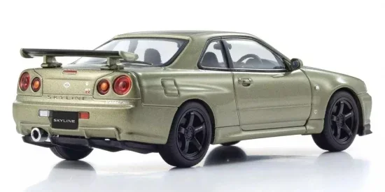 Kyosho 1:43 Nissan Skyline R34 GT-R V-Spec II N?r Millenium Jade &mdash; image 2 of 5