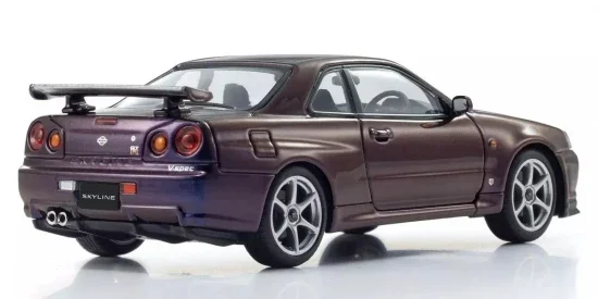 Kyosho 1:43 Nissan Skyline R34 GT-R V-Spec Midnight Purple III — image 2 of 5