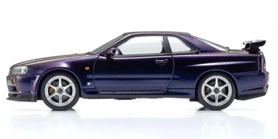 Kyosho 1:43 Nissan Skyline R34 GT-R V-Spec Midnight Purple III — image 3 of 5