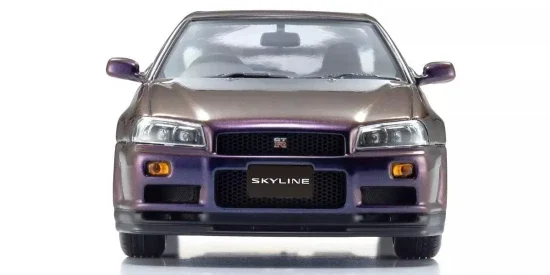 Kyosho 1:43 Nissan Skyline R34 GT-R V-Spec Midnight Purple III — image 4 of 5