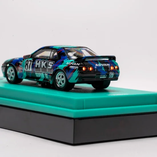 Kyosho MOTN LED System 1:64 Minicar Book Nissan Skyline GT-R HKS #87 &mdash; image 6 of 6