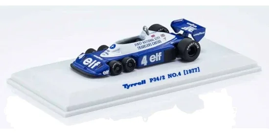 Kyosho 1:64 Die Cast Collection Tyrrell P34/2 1977 No.4 — image 2 of 3