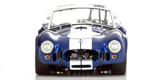 Kyosho 1:18 Shelby Cobra 427 S/C Spider 1962 Blue/White — image 4 of 6