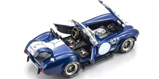 Kyosho 1:18 Shelby Cobra 427 S/C Spider 1962 Blue/White — image 6 of 6