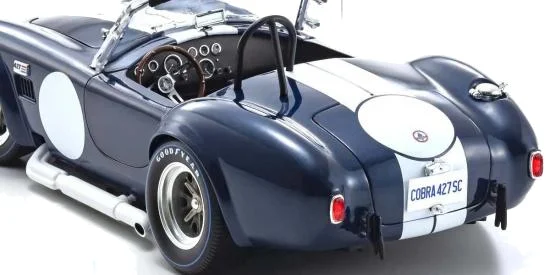 Kyosho 1:18 Shelby Cobra 427 S/C Spider 1962 Blue-White &mdash; image 4 of 7