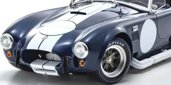 Kyosho 1:18 Shelby Cobra 427 S/C Spider 1962 Blue-White &mdash; image 5 of 7