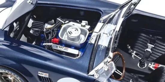 Kyosho 1:18 Shelby Cobra 427 S/C Spider 1962 Blue-White &mdash; image 6 of 7