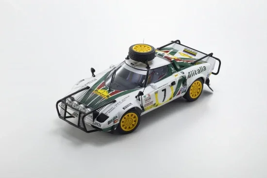 Kyosho 1:18 Lancia Stratos HF S.Munari 3rd Safari Rally 1977 Nr.7 — image 9 of 11