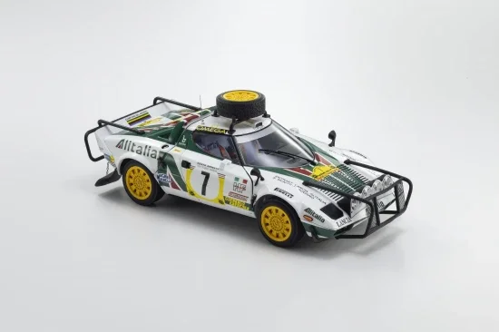Kyosho 1:18 Lancia Stratos HF S.Munari 3rd Safari Rally 1977 Nr.7 — image 3 of 11