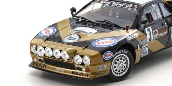 Kyosho 1:18 Lancia Rally 037 F.Tabaton Targa Florio 1985 Esso Nr.3 &mdash; image 4 of 7