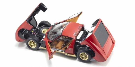 Kyosho 1:18 Lamborghini Miura P400 1968 Red-Gold — image 4 of 5