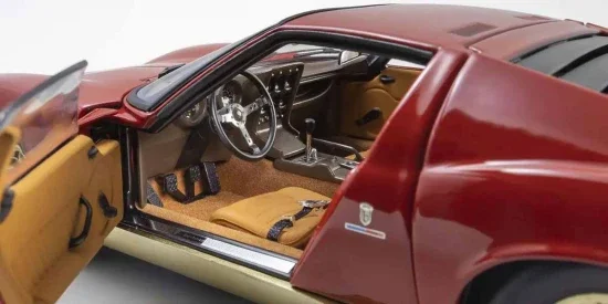 Kyosho 1:18 Lamborghini Miura P400 1968 Red-Gold — image 5 of 5