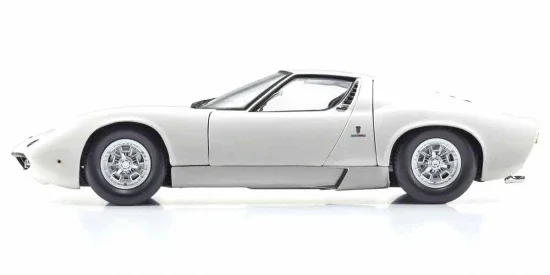 Kyosho 1:18 Lamborghini Miura P400 1968 White-Silver &mdash; image 3 of 5