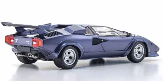 Kyosho 1:18 Lamborghini Countach LP5000 Quattrovalvole Dark Blue &mdash; image 2 of 5