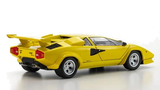 Kyosho 1:18 Lamborghini Countach LP5000 Quattrovalvove Yellow — image 2 of 6