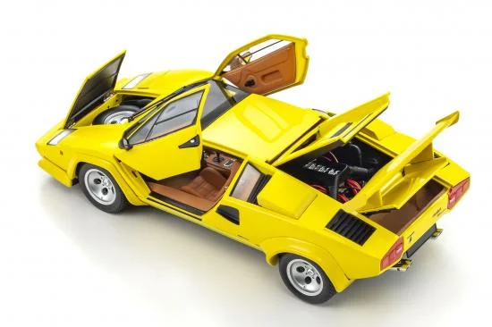 Kyosho 1:18 Lamborghini Countach LP5000 Quattrovalvove Yellow — image 4 of 6