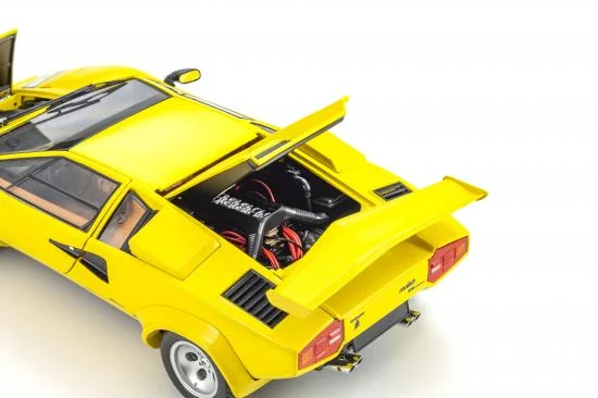 Kyosho 1:18 Lamborghini Countach LP5000 Quattrovalvove Yellow — image 5 of 6