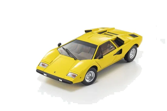 Kyosho 1:18 Lamborghini Countach LP400 1974 Yellow — image 9 of 11