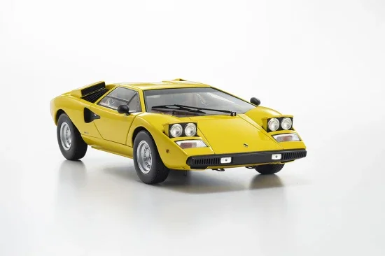 Kyosho 1:18 Lamborghini Countach LP400 1974 Yellow — image 8 of 11