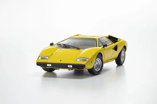 Kyosho 1:18 Lamborghini Countach LP400 1974 Yellow — image 7 of 11