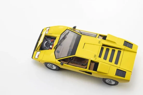 Kyosho 1:18 Lamborghini Countach LP400 1974 Yellow — image 4 of 11