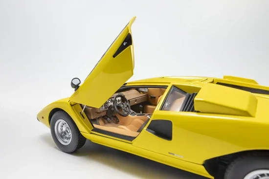 Kyosho 1:18 Lamborghini Countach LP400 1974 Yellow — image 2 of 11