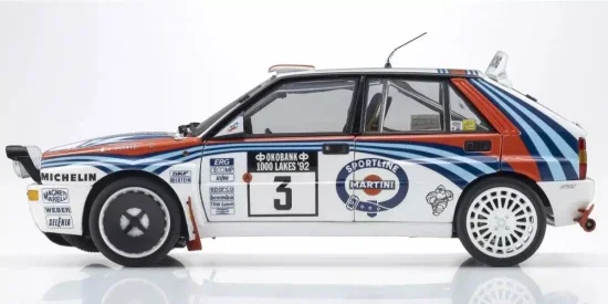 Kyosho 1:18 Lancia Delta Integrale Evo 1000 Lakes 1992 Martini Nr.3 &mdash; image 3 of 4