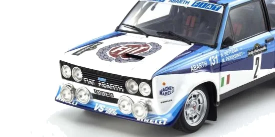 Kyosho 1:18 Fiat 131 Abarth A.Bettega Winner Piancavallo 1981 Nr.2 — image 3 of 7