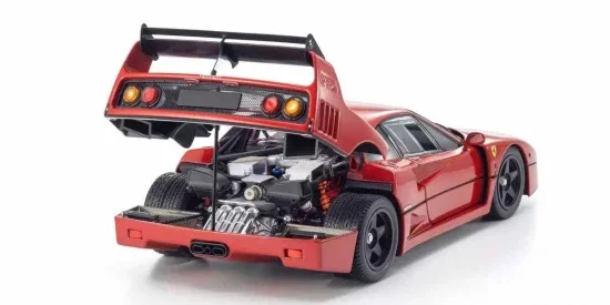 Kyosho 1:18 Ferrari F40 Light Weight Red 1987 Die-Cast Collection — image 5 of 7