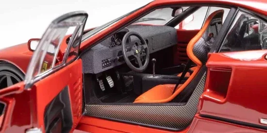 Kyosho 1:18 Ferrari F40 Light Weight Red 1987 Die-Cast Collection — image 7 of 7