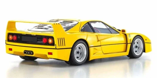 Kyosho 1:18 Ferrari F40 Yellow 1987 Die-Cast Collection — image 2 of 7