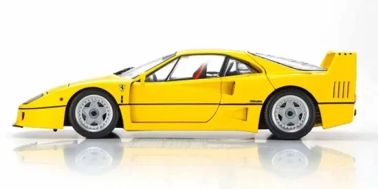 Kyosho 1:18 Ferrari F40 Yellow 1987 Die-Cast Collection — image 3 of 7
