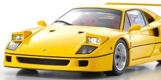 Kyosho 1:18 Ferrari F40 Yellow 1987 Die-Cast Collection — image 4 of 7
