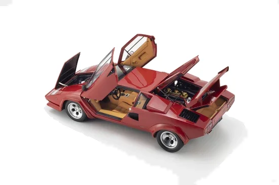 Kyosho 1:12 Lamborghini Countach LP500 S Red/Tan Interior — image 3 of 10
