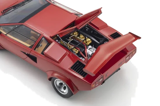 Kyosho 1:12 Lamborghini Countach LP500 S Red/Tan Interior — image 2 of 10