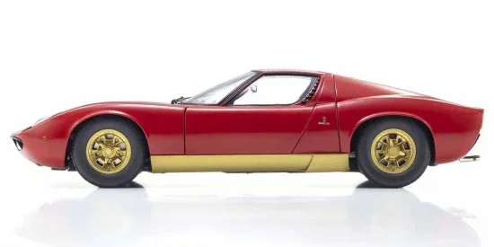 Kyosho 1:12 Lamborghini Miura P400 1968 Red/Gold — image 3 of 5