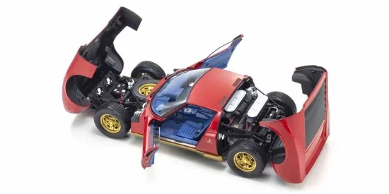 Kyosho 1:12 Lamborghini Miura P400 1968 Red/Gold — image 4 of 5