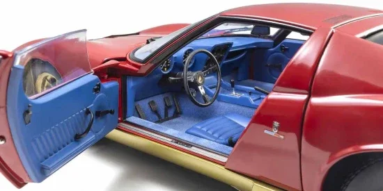 Kyosho 1:12 Lamborghini Miura P400 1968 Red/Gold — image 5 of 5