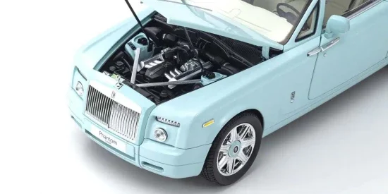 Kyosho 1:18 Rolls-Royce Phantom Coupe 2008 Turquoise &mdash; image 5 of 5