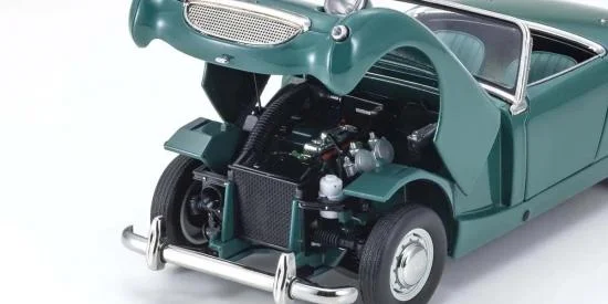 Kyosho 1:18 Austin Healey Sprite 1958 Leaf Green — image 6 of 7