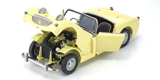 Kyosho 1:18 Austin Healey Sprite 1958 Primrose Yellow — image 6 of 7