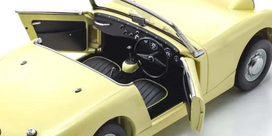 Kyosho 1:18 Austin Healey Sprite 1958 Primrose Yellow — image 7 of 7